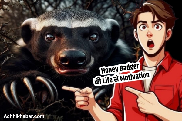 Honey Badger Life Motivation