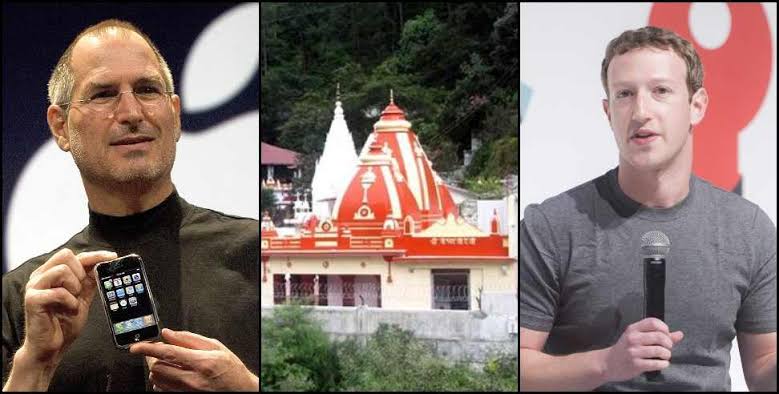 Steve jobs in kainchi dham